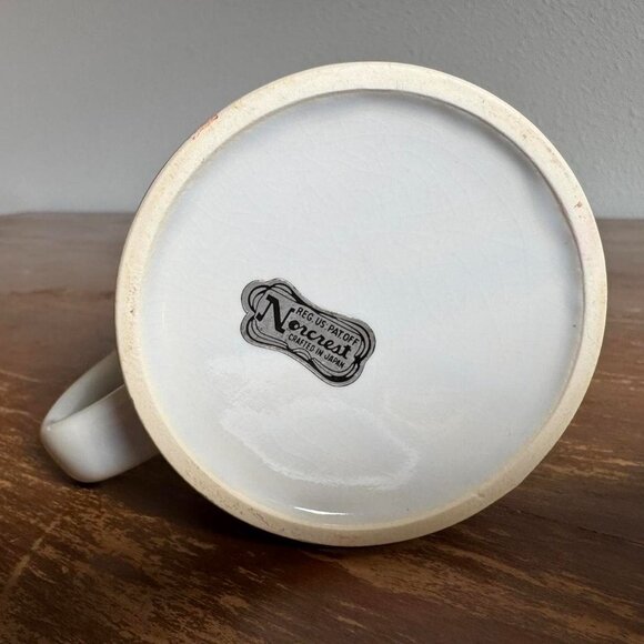 Vintage Norcrest “Friends Make Christmas Magic” Ceramic Mug, Teddy Bear Holiday - Picture 6 of 7